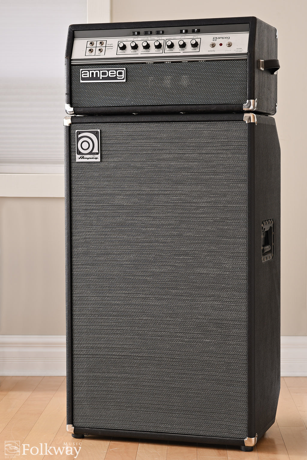 1974 Ampeg SVT Amp with Modern SVT610AV Cabinet