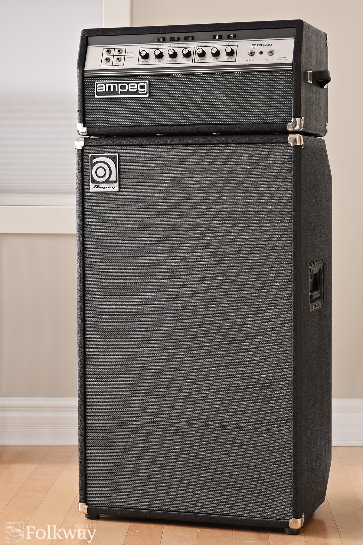 1974 Ampeg SVT Amp with Modern SVT610AV Cabinet