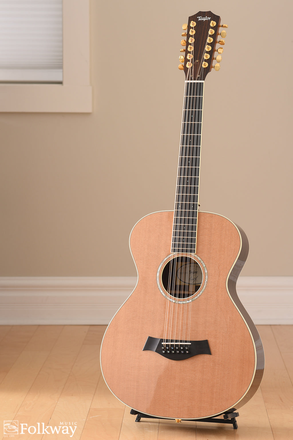 2017 Taylor Folkway Custom 12 string Grand Concert