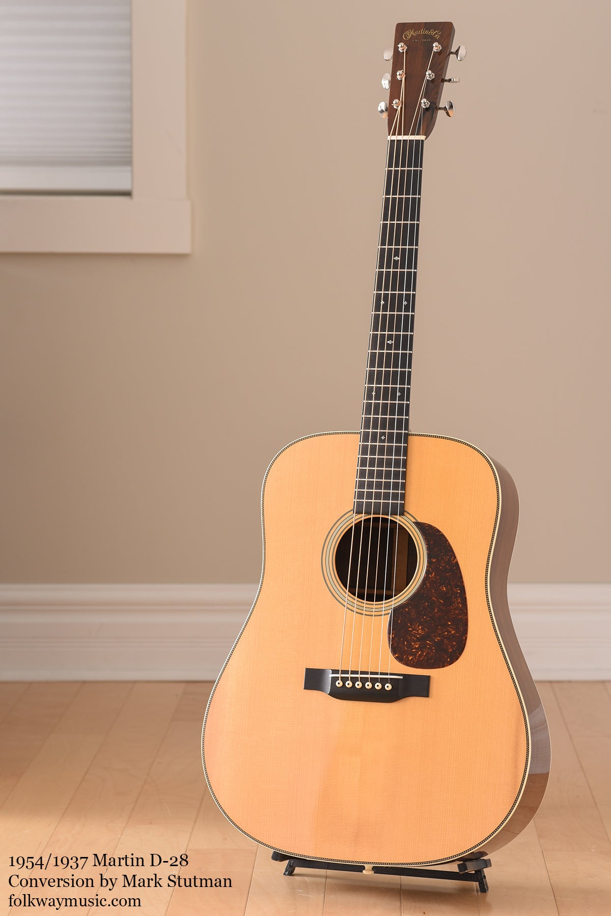 1954 / 1937 Martin D-28 Conversion by Mark Stutman