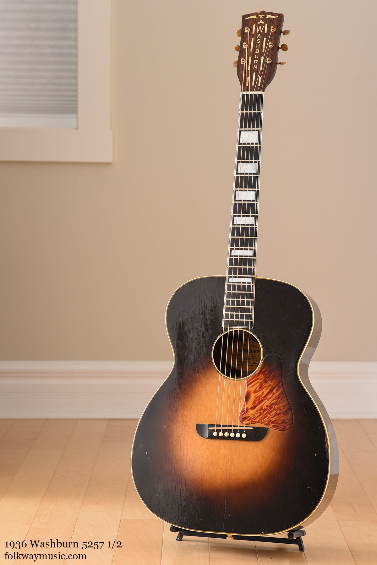 1936 Washburn 5257 1/2 Solo Deluxe