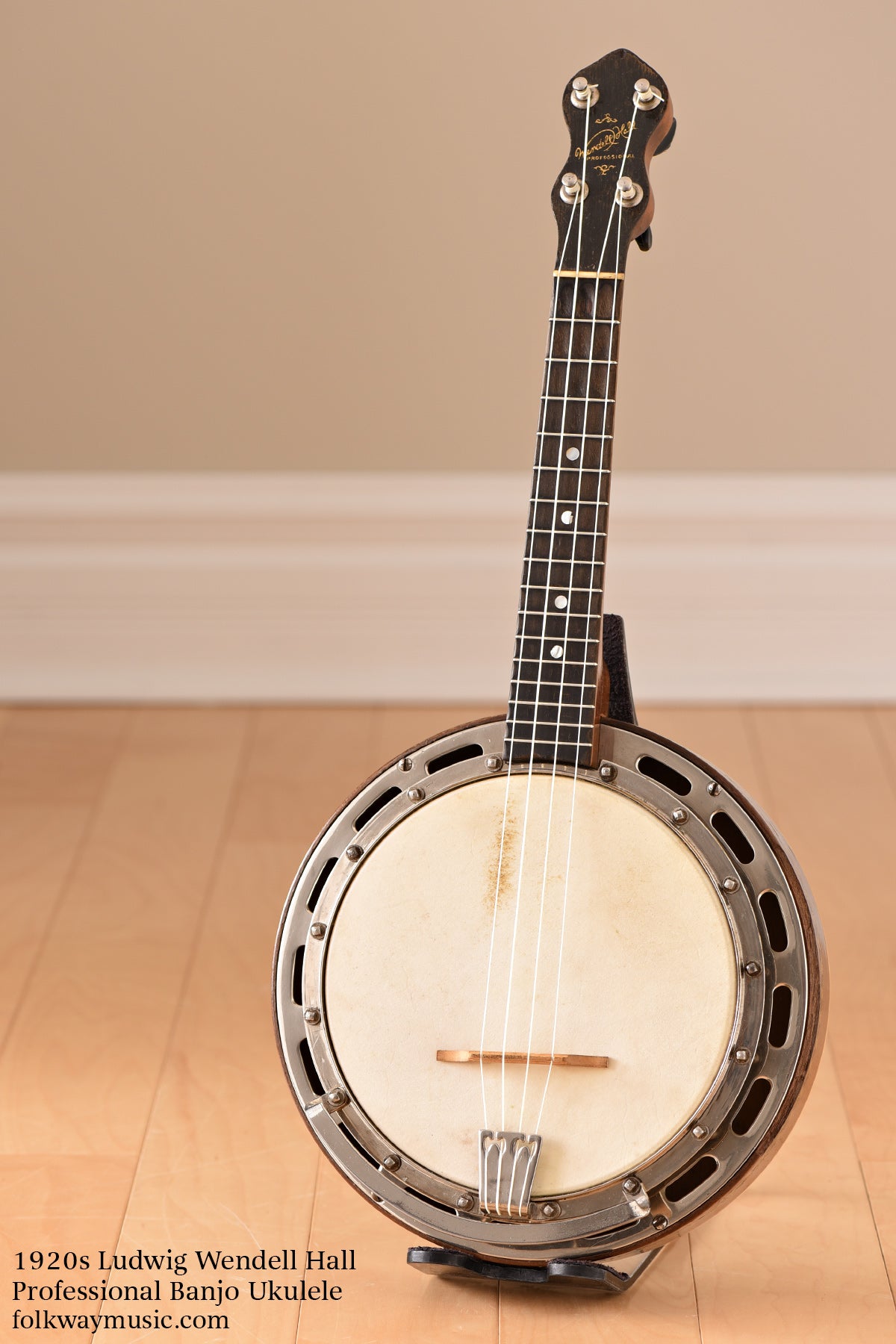 1920s Ludwig Wendell Hall Professional Banjo Ukulele
