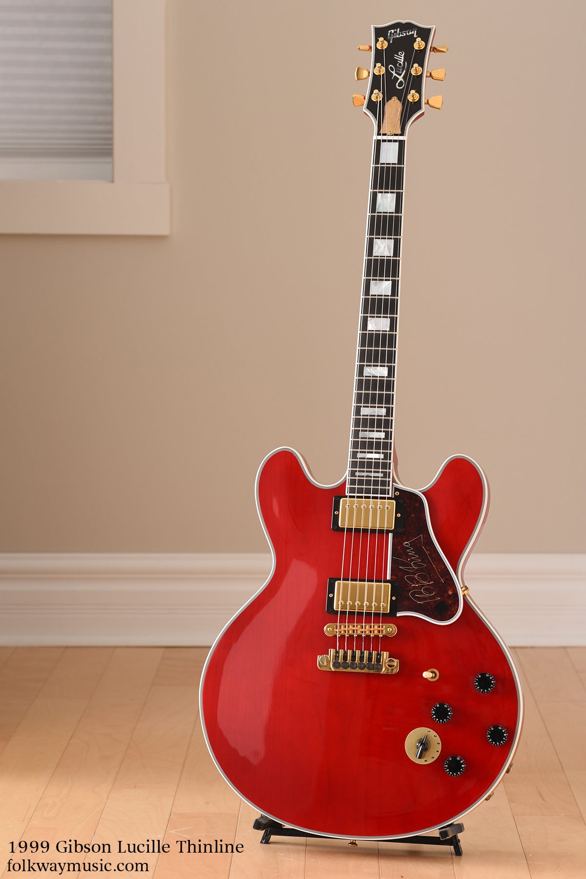 1999 Gibson Lucille Thinline, Cherry Red