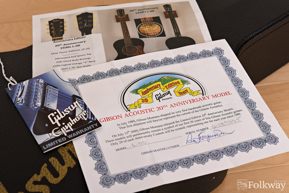 2009 Gibson L-00 Bozeman 20th Anniversary Edition