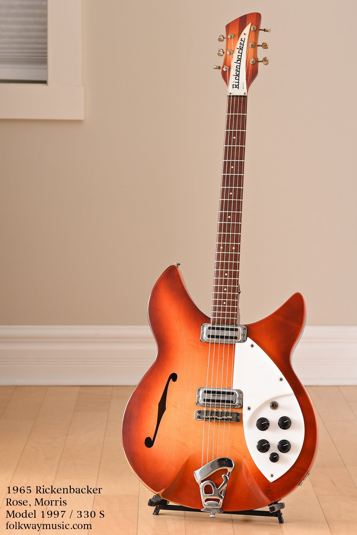 1965 Rickenbacker Rose, Morris Model 1997 / 330 S