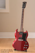 2019 Gibson SG Special, Vintage Sparkle Burgundy