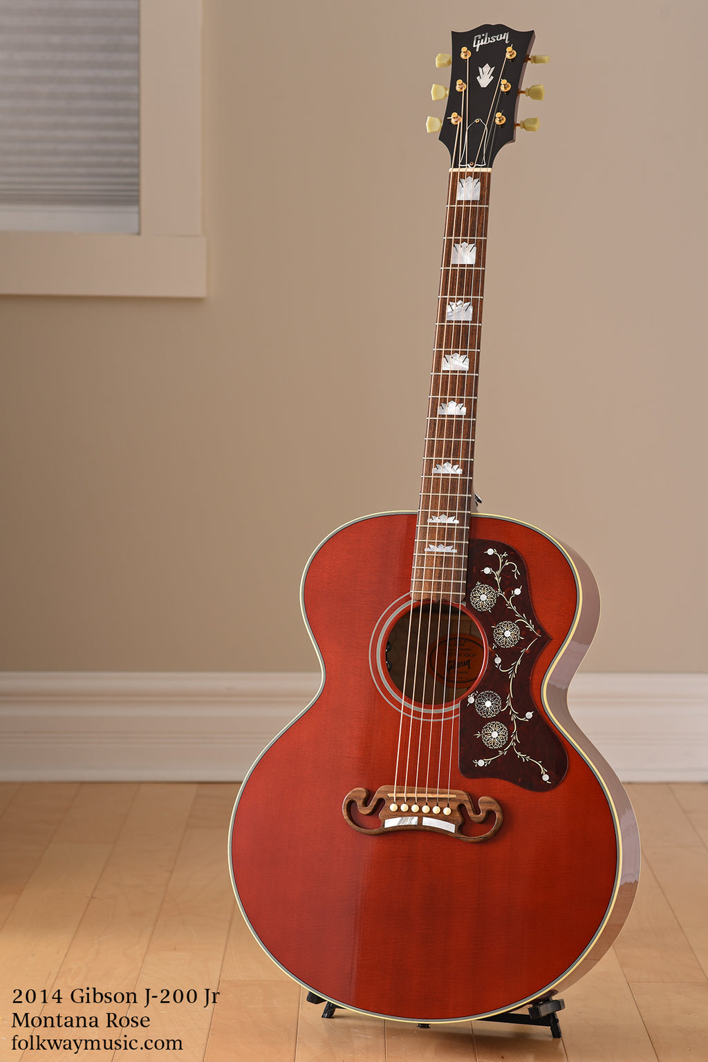 2014 Gibson J-200 Jr, Montana Rose