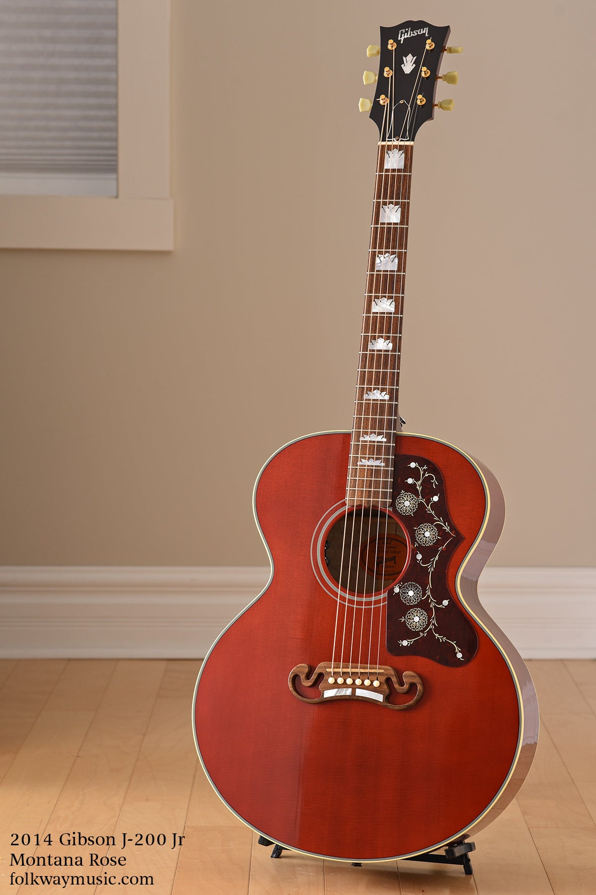 2014 Gibson J-200 Jr, Montana Rose