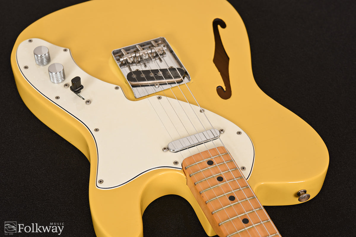 1969 Fender Telecaster Thinline, Canary Yellow