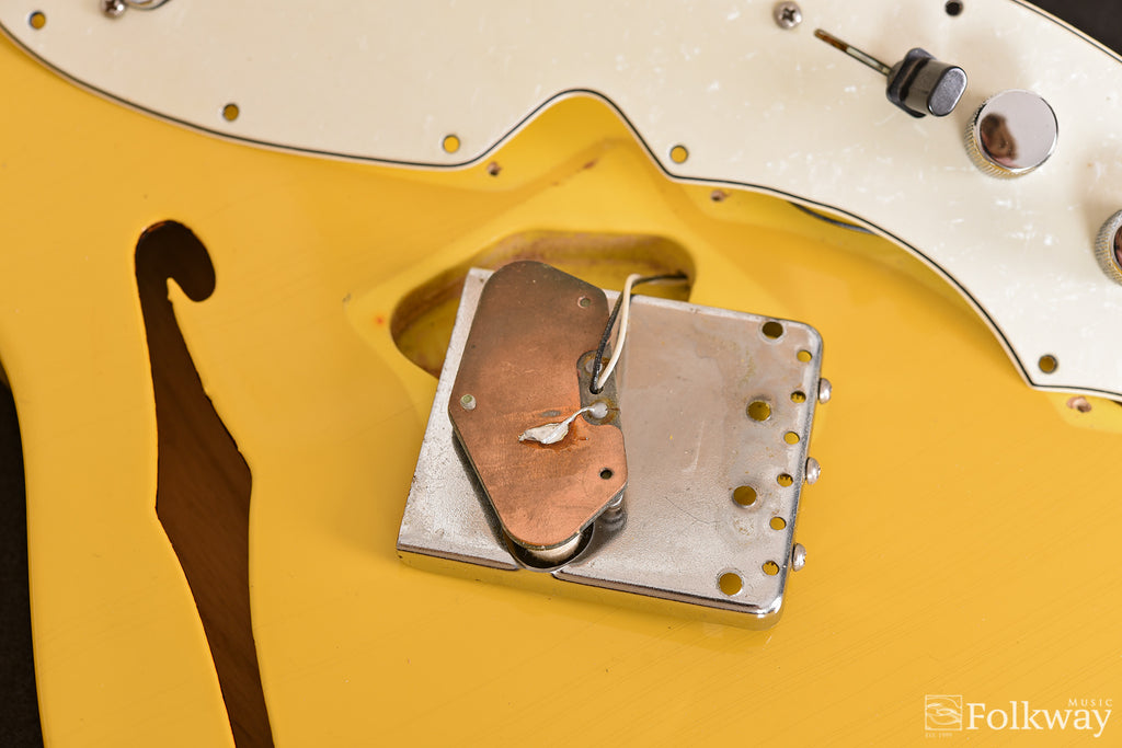 1969 Fender Telecaster Thinline, Canary Yellow