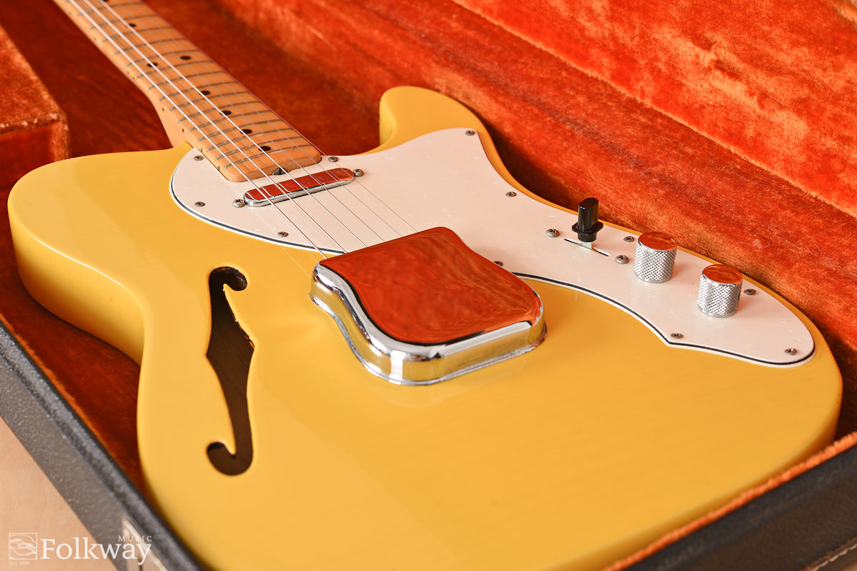 1969 Fender Telecaster Thinline, Canary Yellow