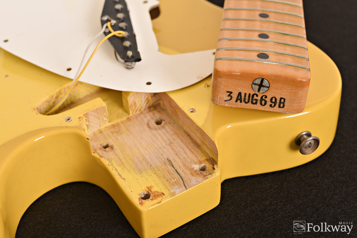 1969 Fender Telecaster Thinline, Canary Yellow