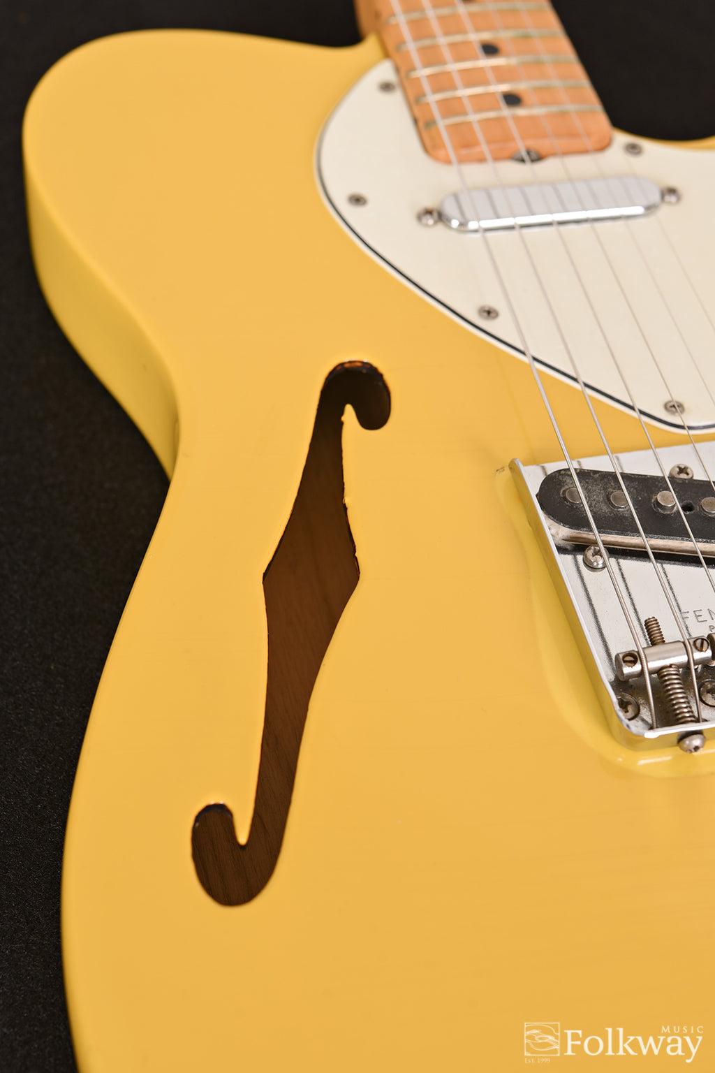 1969 Fender Telecaster Thinline, Canary Yellow