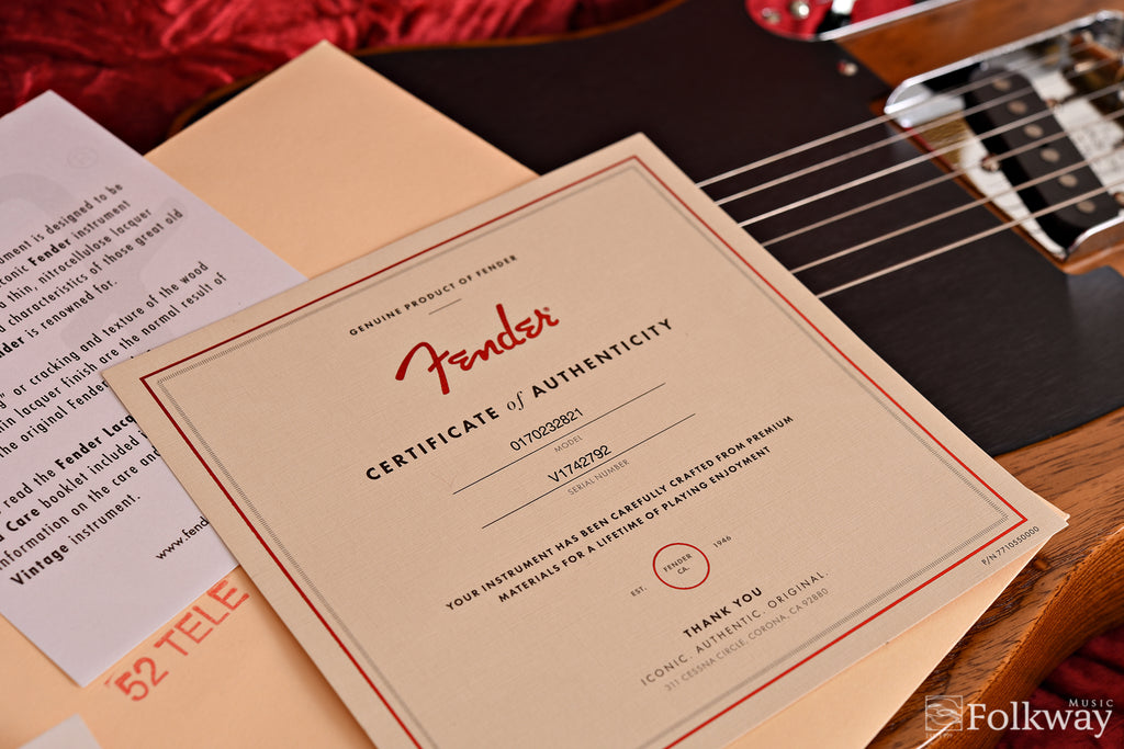 2017 Fender Limited Edition FSR Vintage '52 Telecaster