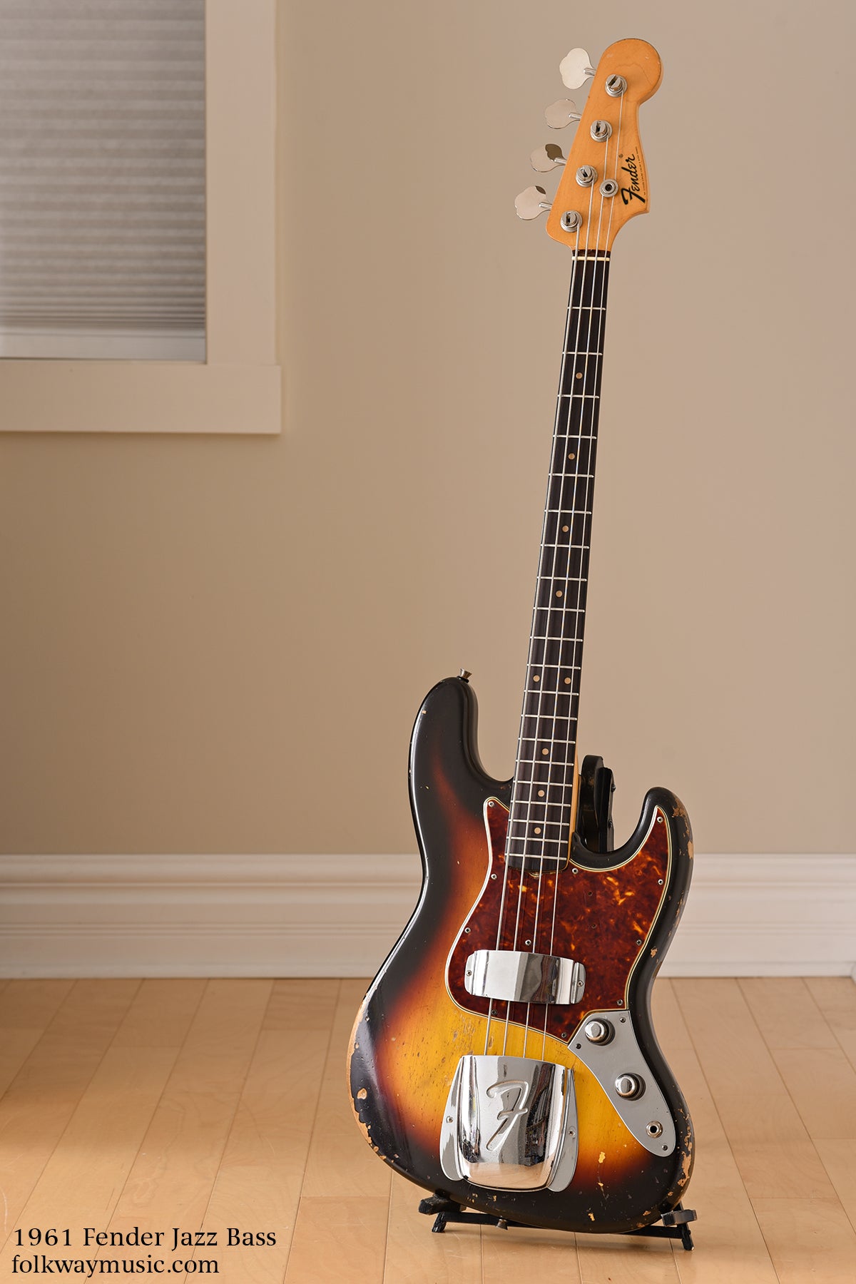 1961 Fender ‘Stack Knob’ Jazz Bass