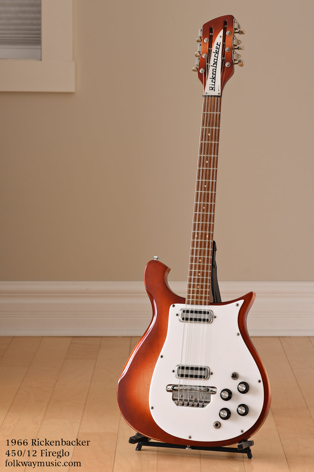 1966 Rickenbacker 450/12 Fireglo