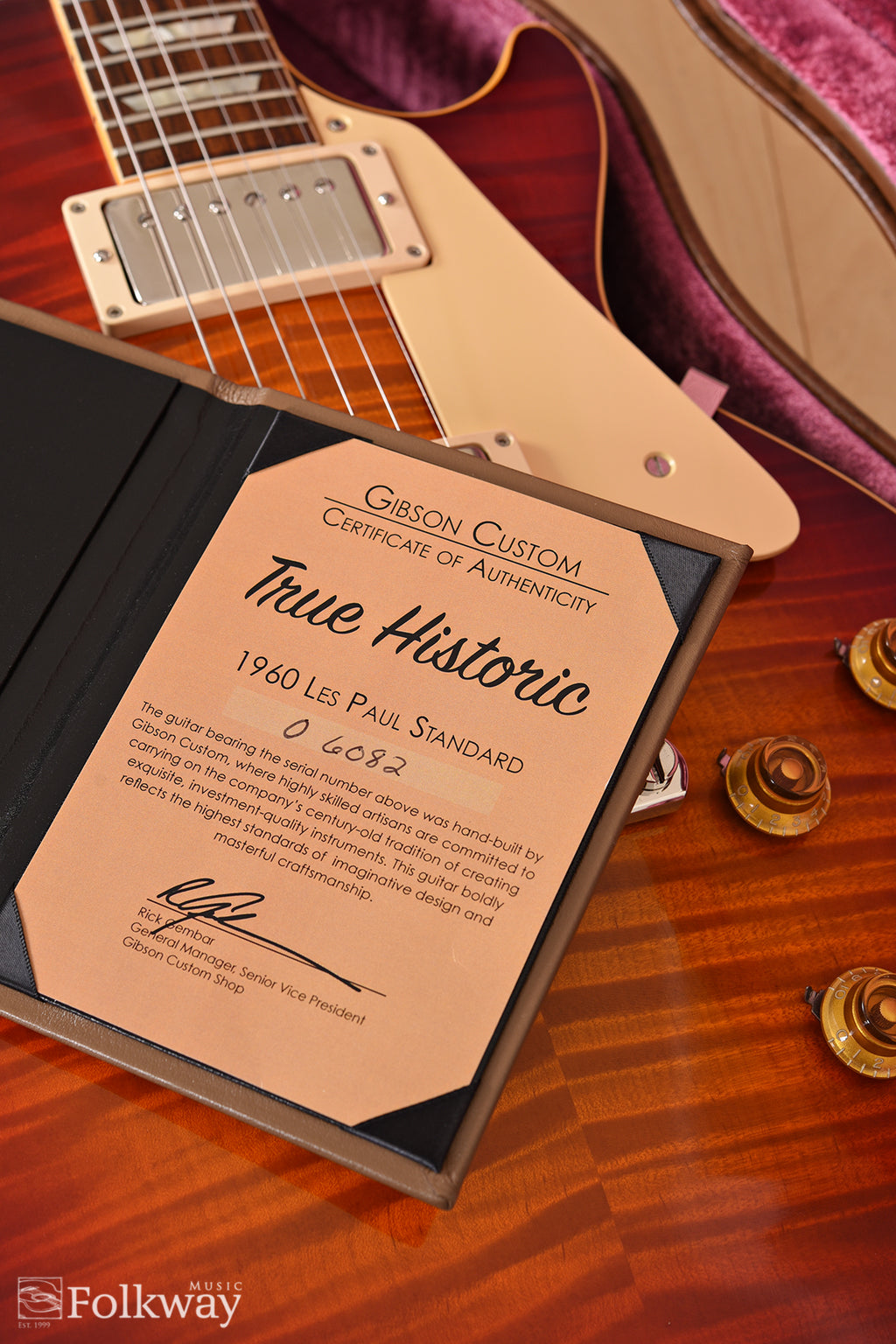 2016 Gibson Custom Shop True Historic 1960 Les Paul Standard