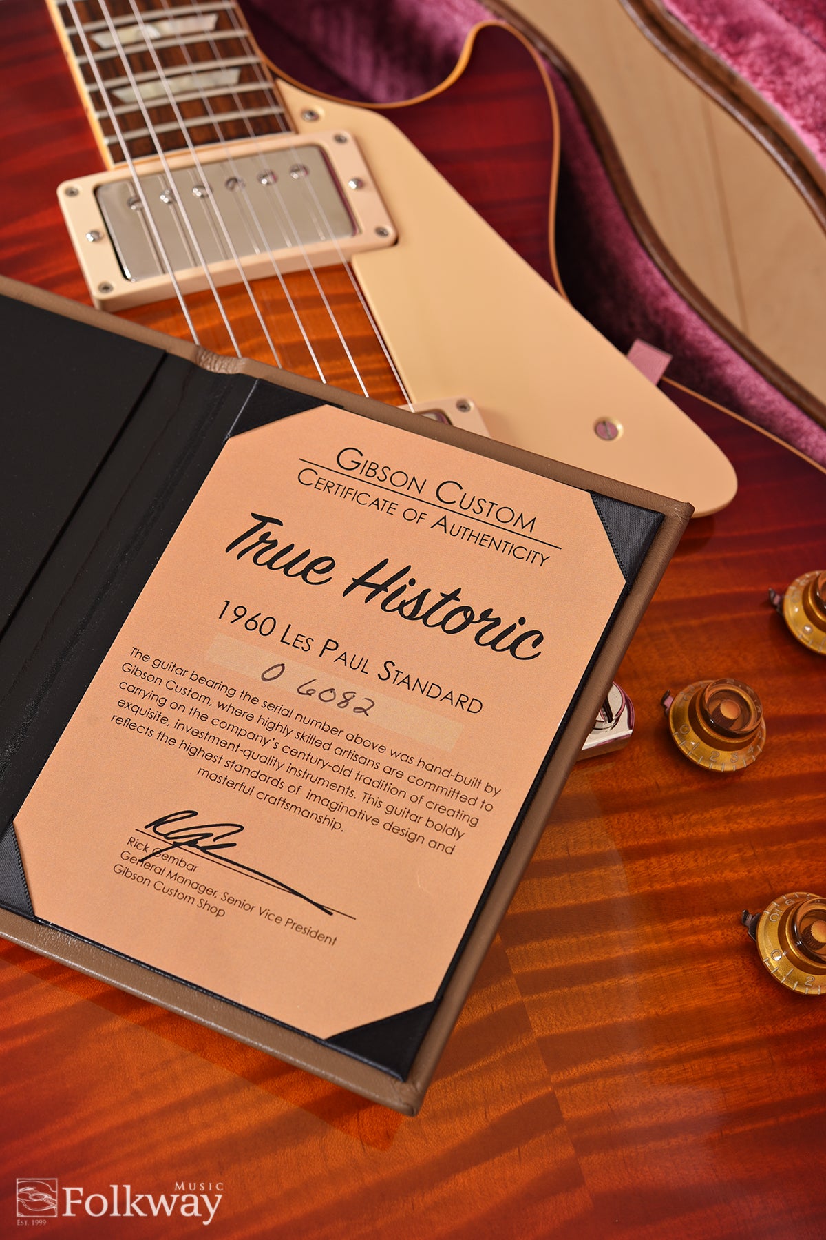 2016 Gibson Custom Shop True Historic 1960 Les Paul Standard