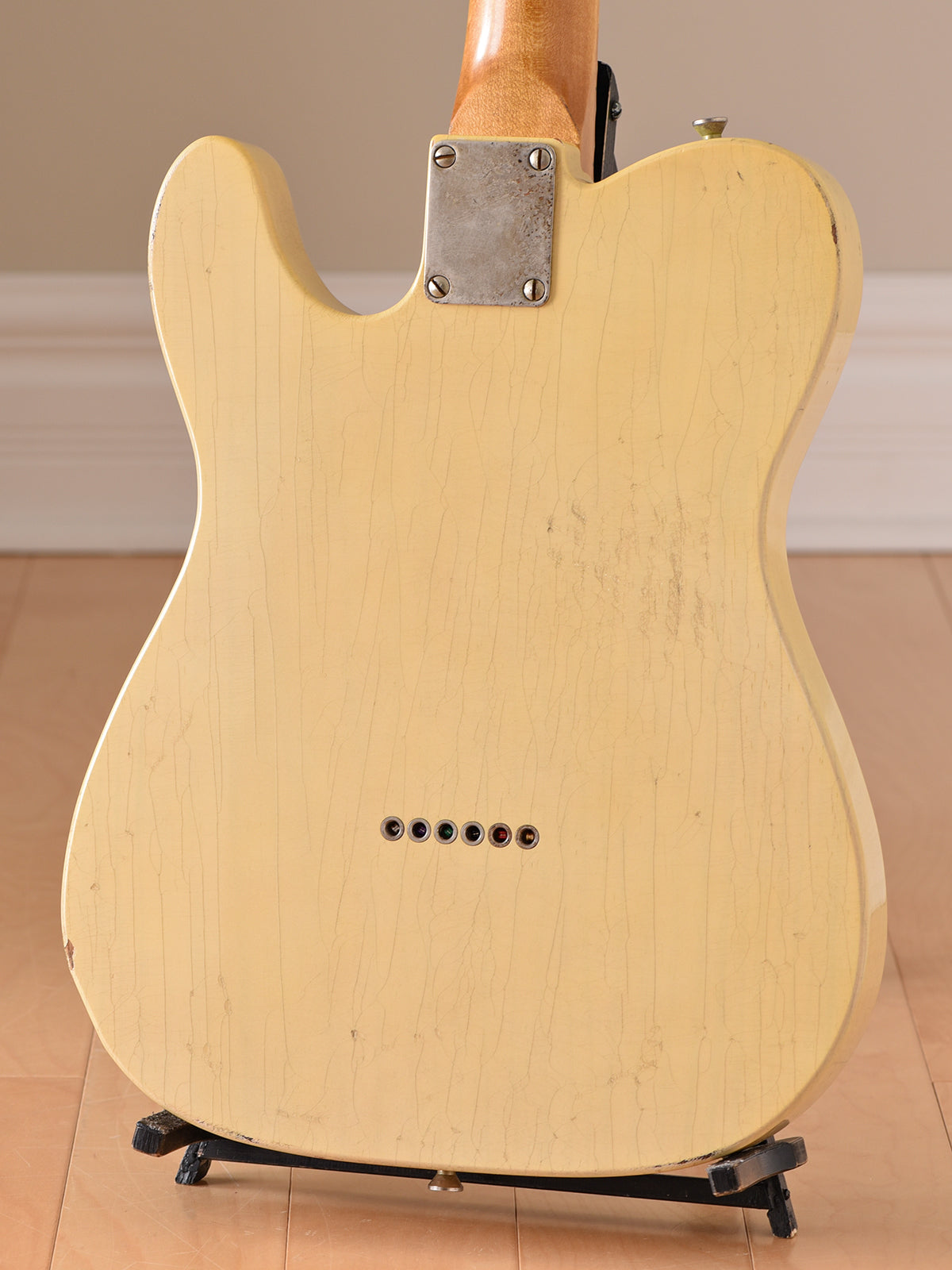 Bruce Guitars Letter Series Custom T, Vintage Blonde