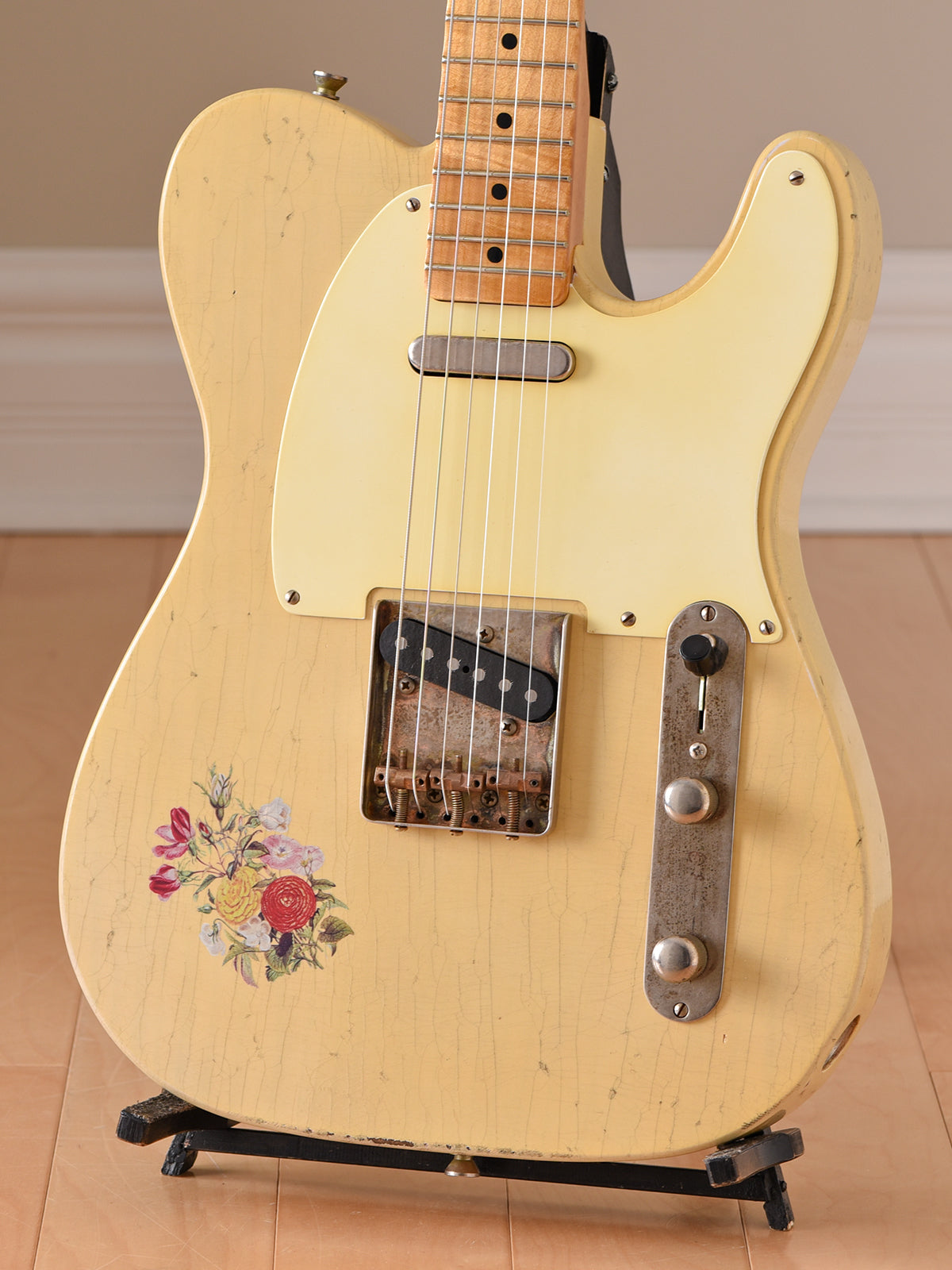 Bruce Guitars Letter Series Custom T, Vintage Blonde
