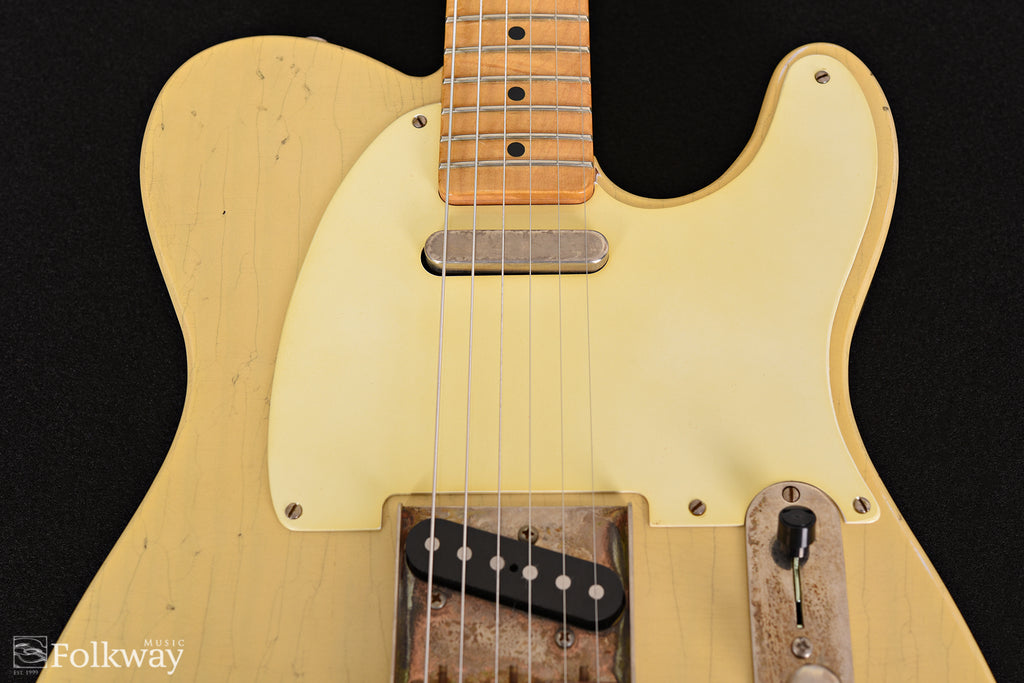 Bruce Guitars Letter Series Custom T, Vintage Blonde