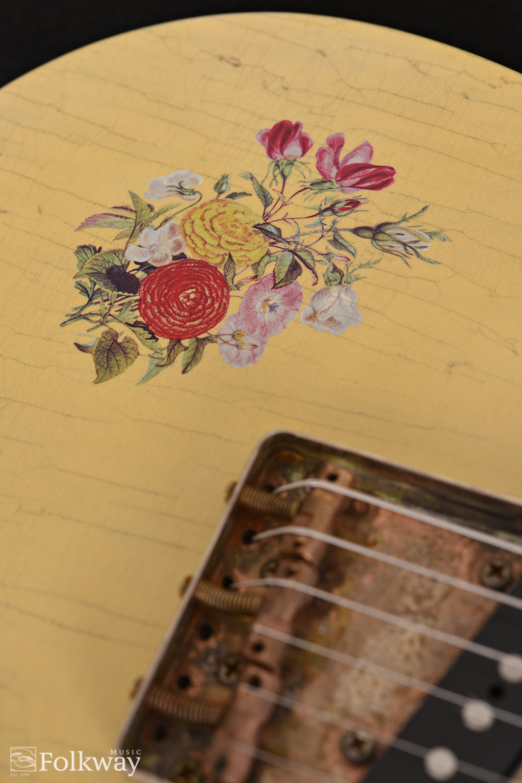 Bruce Guitars Letter Series Custom T, Vintage Blonde