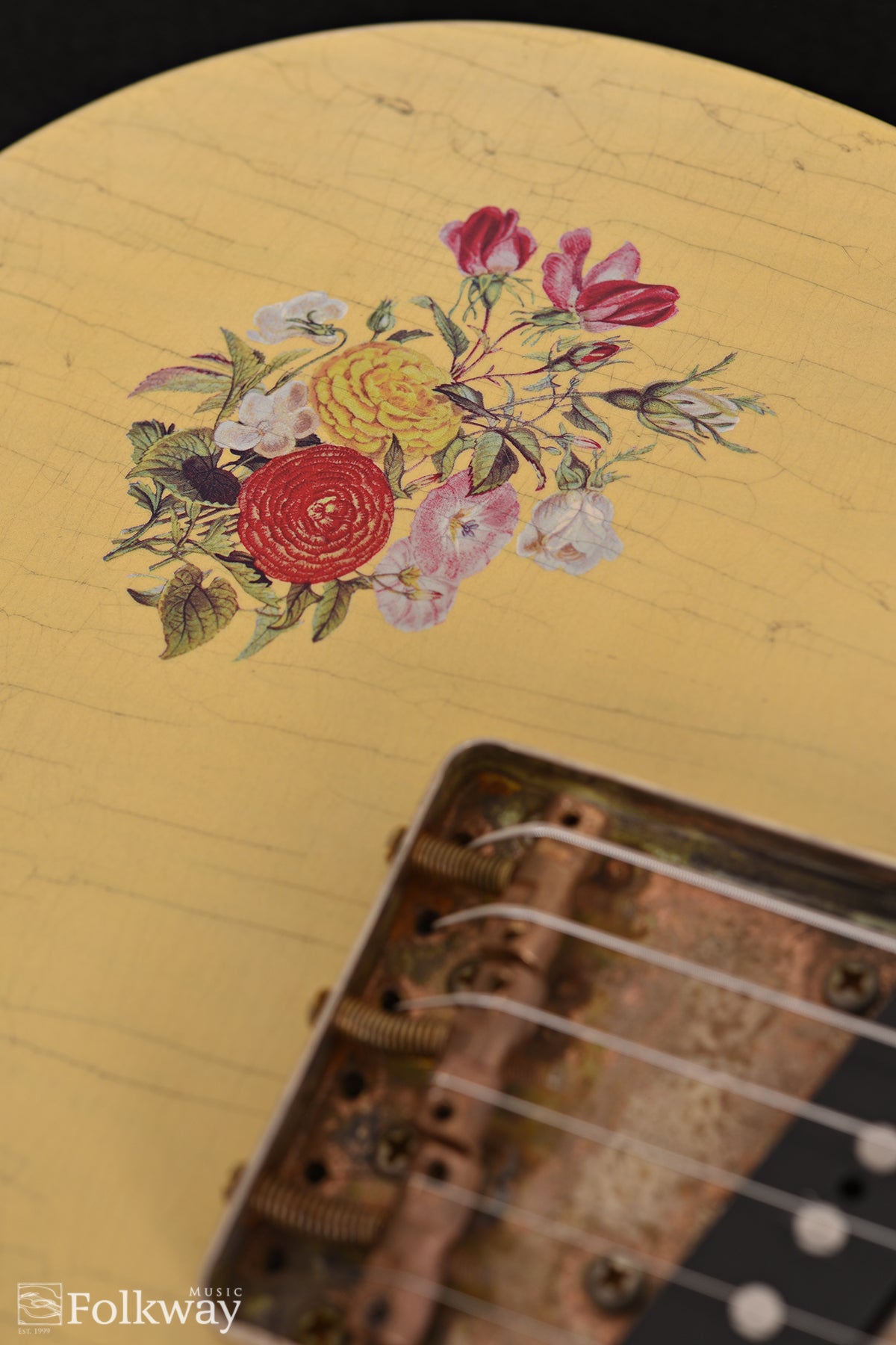 Bruce Guitars Letter Series Custom T, Vintage Blonde