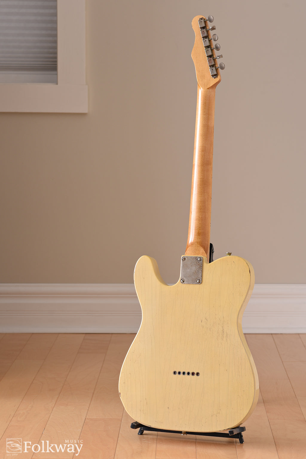 Bruce Guitars Letter Series Custom T, Vintage Blonde
