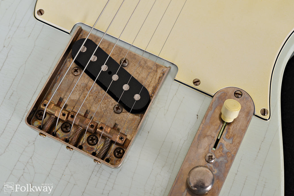 Bruce Guitars Letter Series Custom T, Sonic Blue