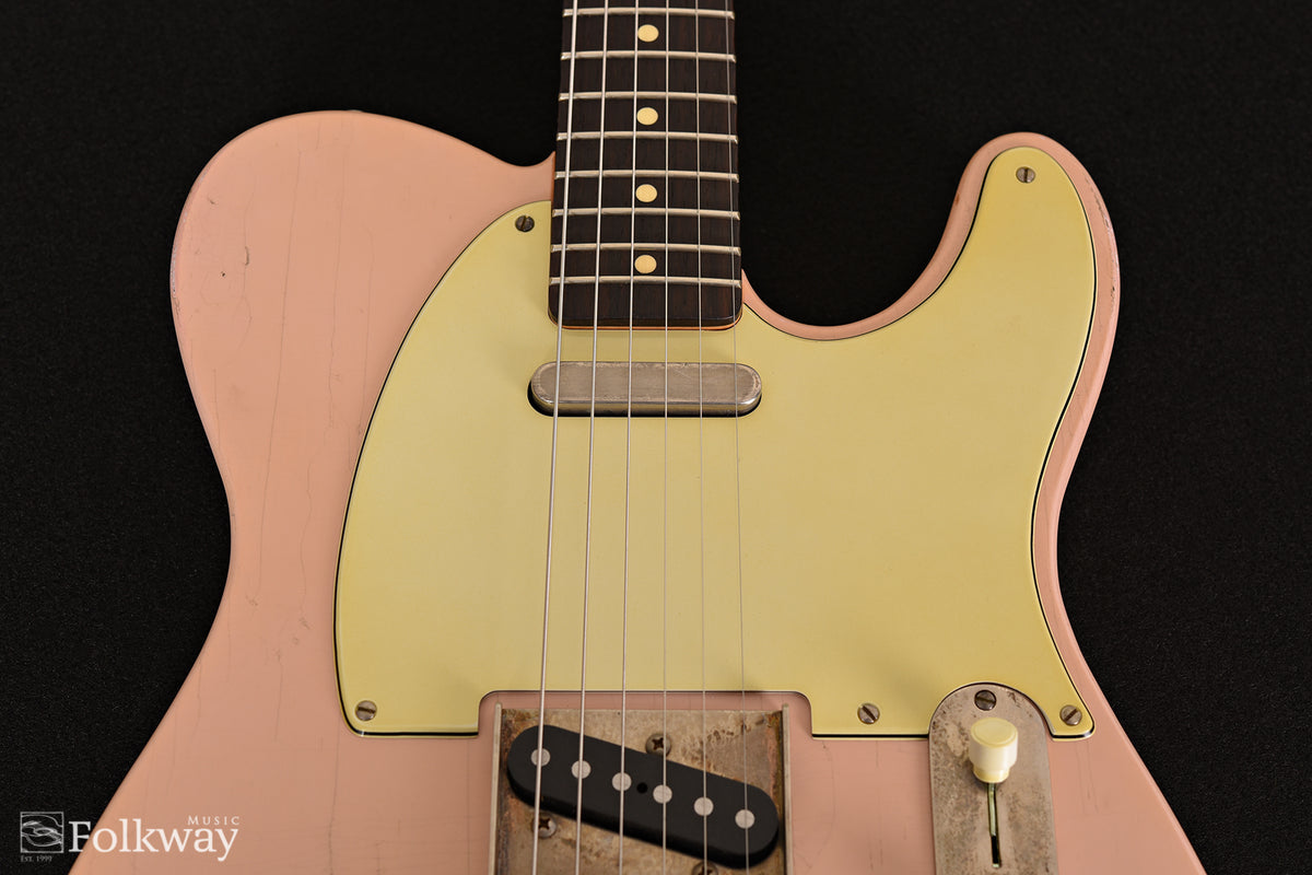 Bruce Guitars Letter Series Custom T, Shell Pink