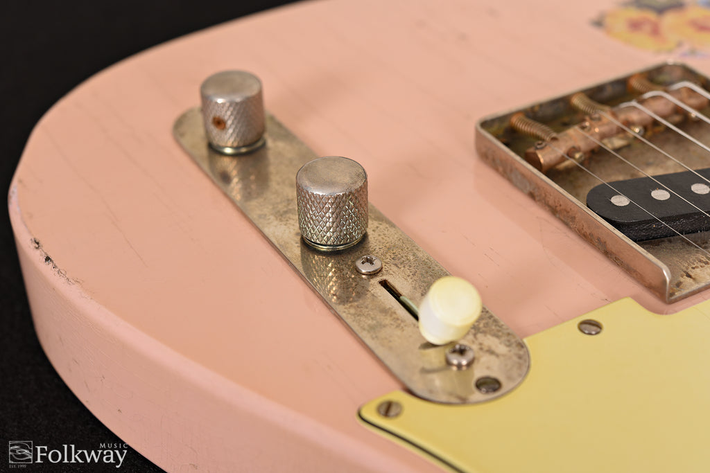 Bruce Guitars Letter Series Custom T, Shell Pink
