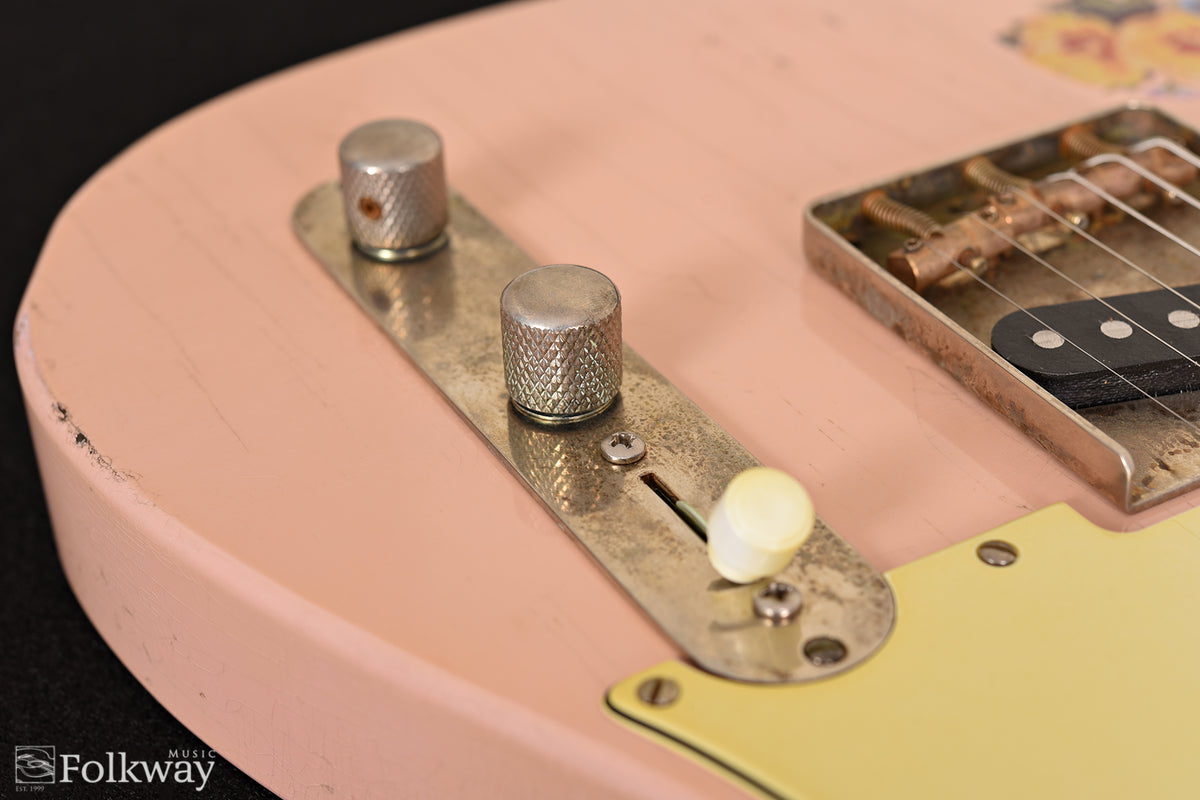 Bruce Guitars Letter Series Custom T, Shell Pink