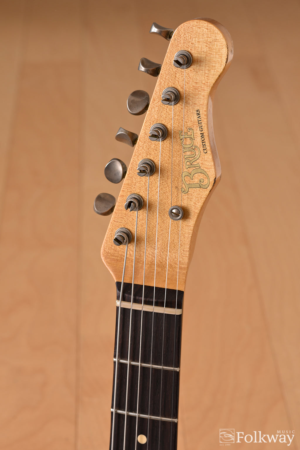 Bruce Guitars Letter Series Custom T, Shell Pink