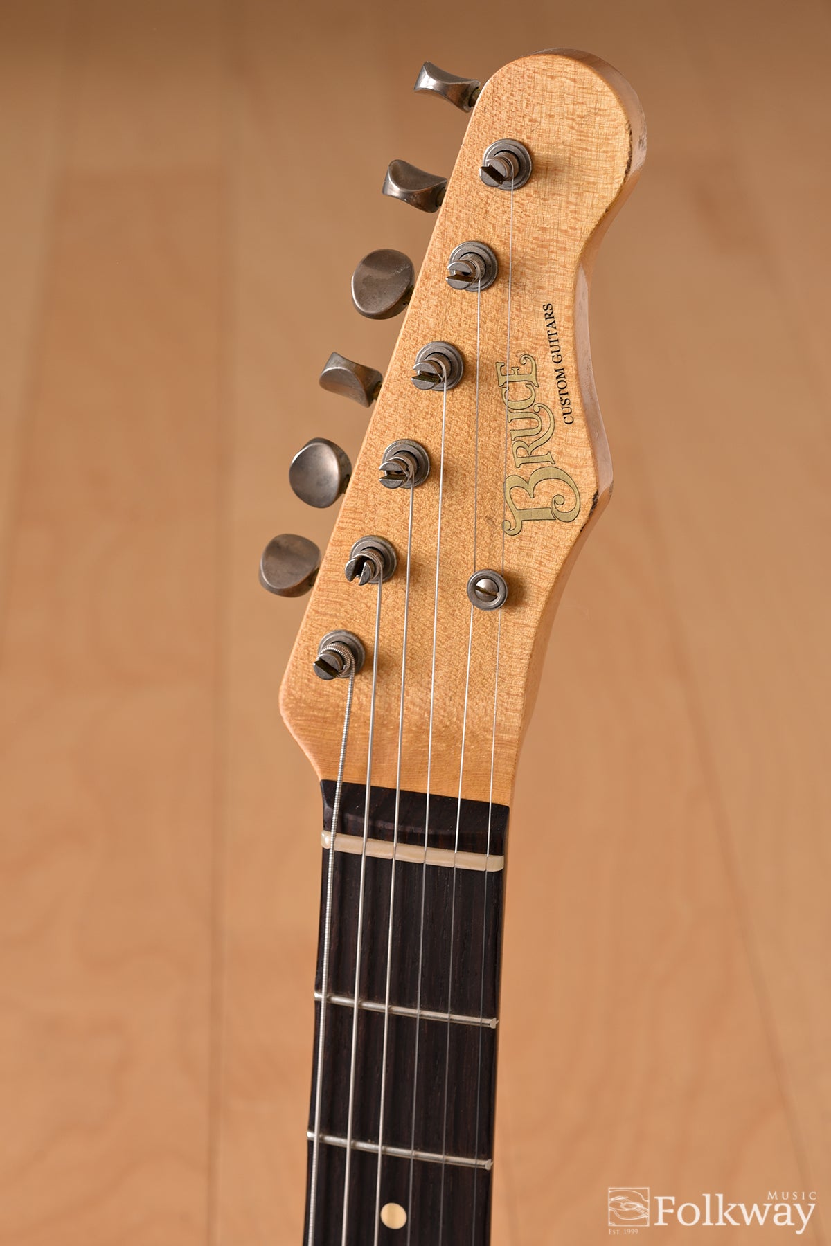 Bruce Guitars Letter Series Custom T, Shell Pink