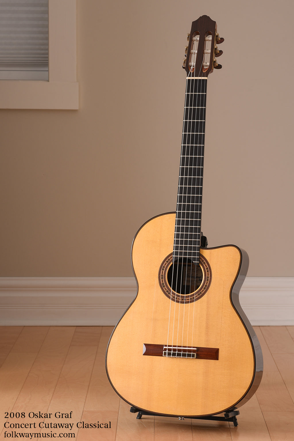 2008 Oskar Graf Concert Cutaway Classical