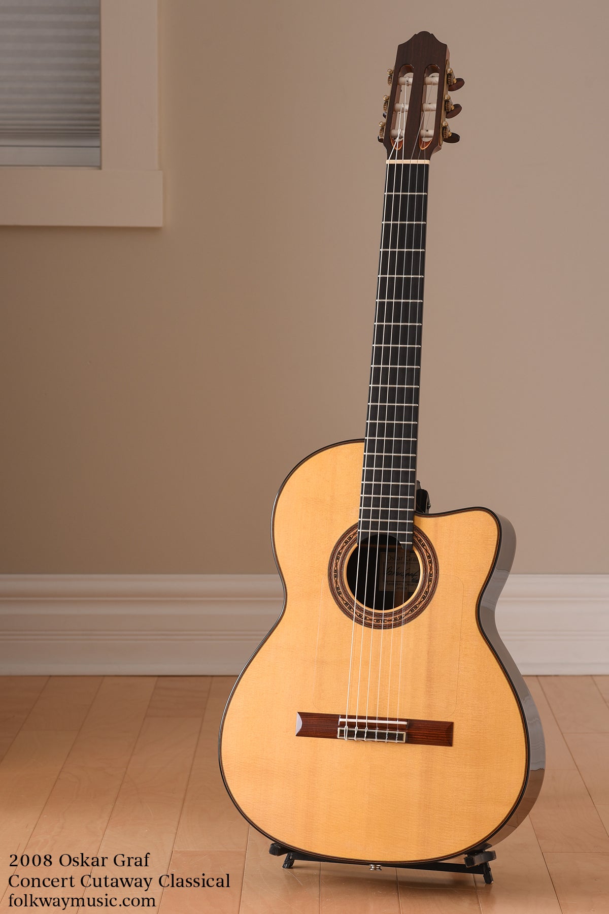 2008 Oskar Graf Concert Cutaway Classical