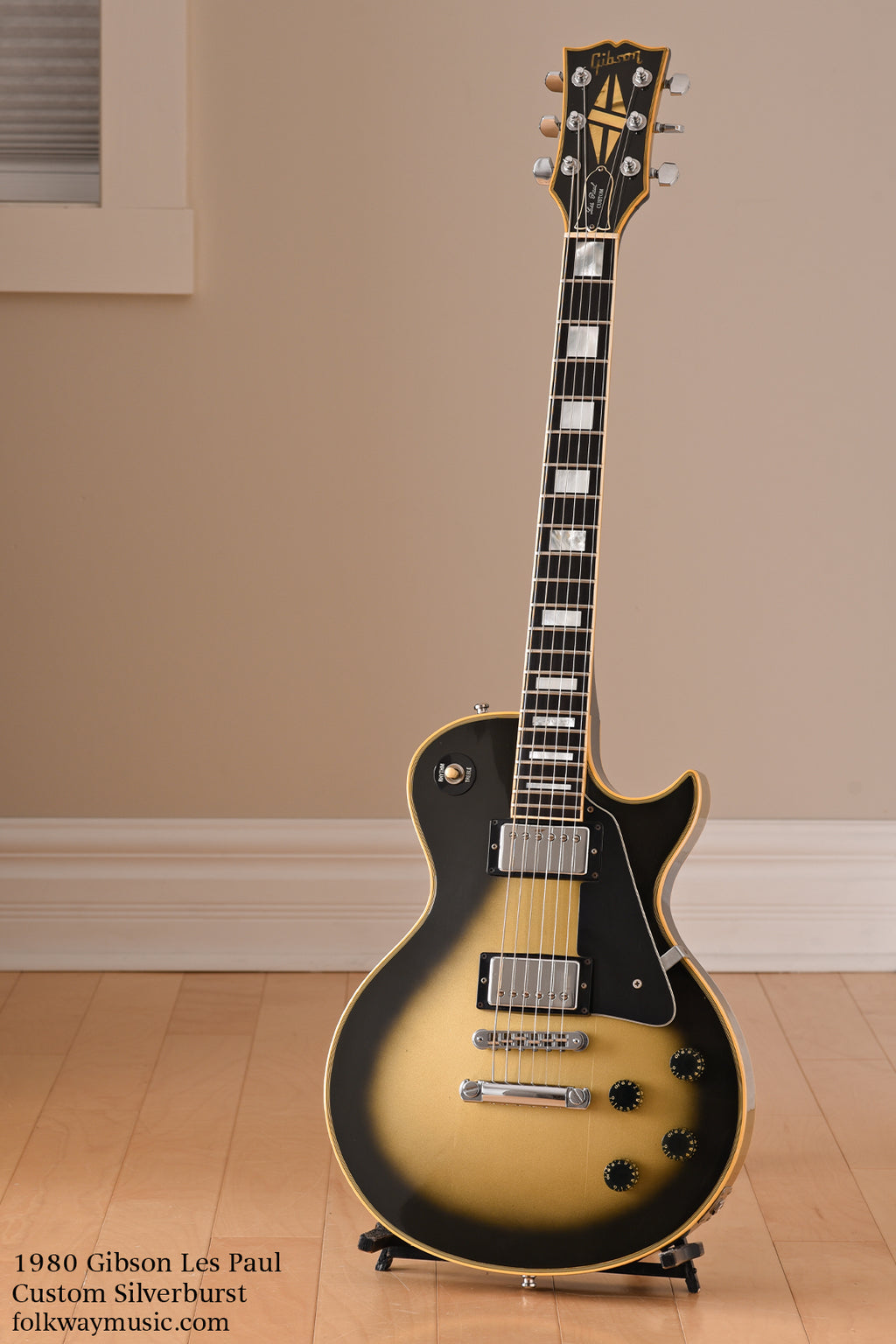 1980 Gibson Les Paul Custom Silverburst