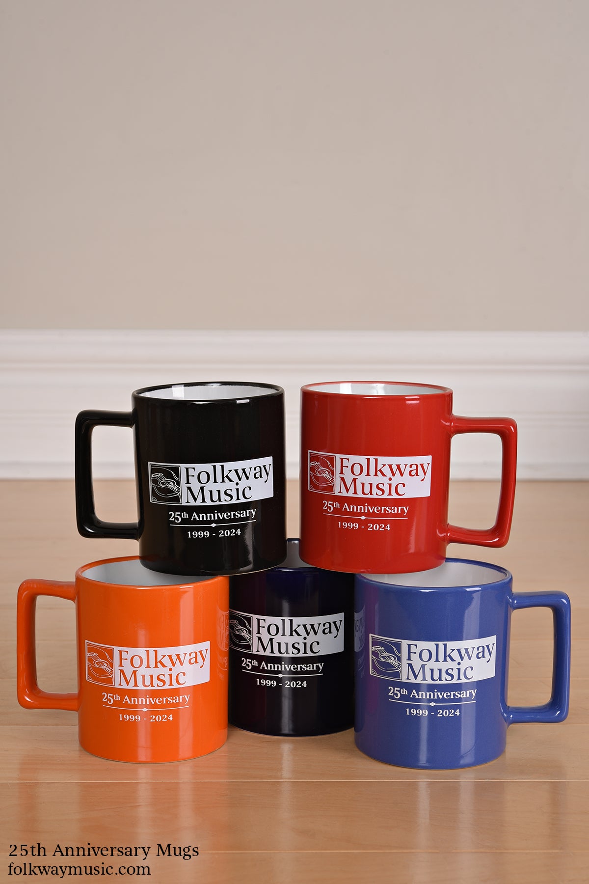 Folkway Music's 25th Anniversary Mug