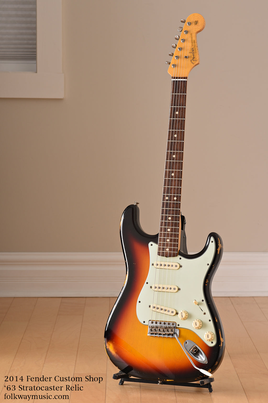 2014 Fender Custom Shop Stratocaster 1963 Relic
