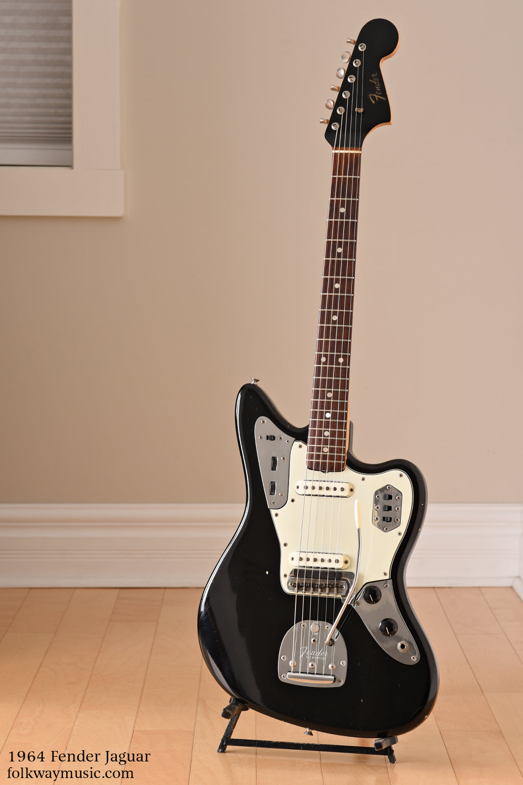 1964 Fender Jaguar, Factory Black