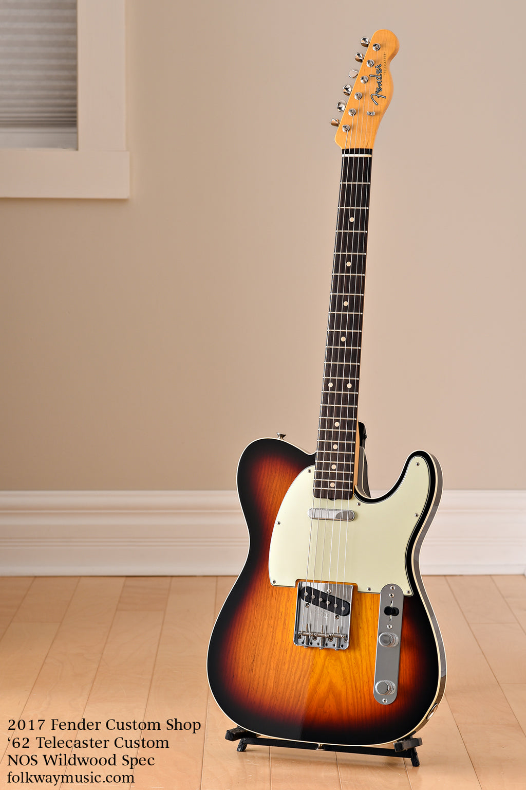 2017 Fender Custom Shop ‘62 Telecaster Custom NOS Wildwood Spec
