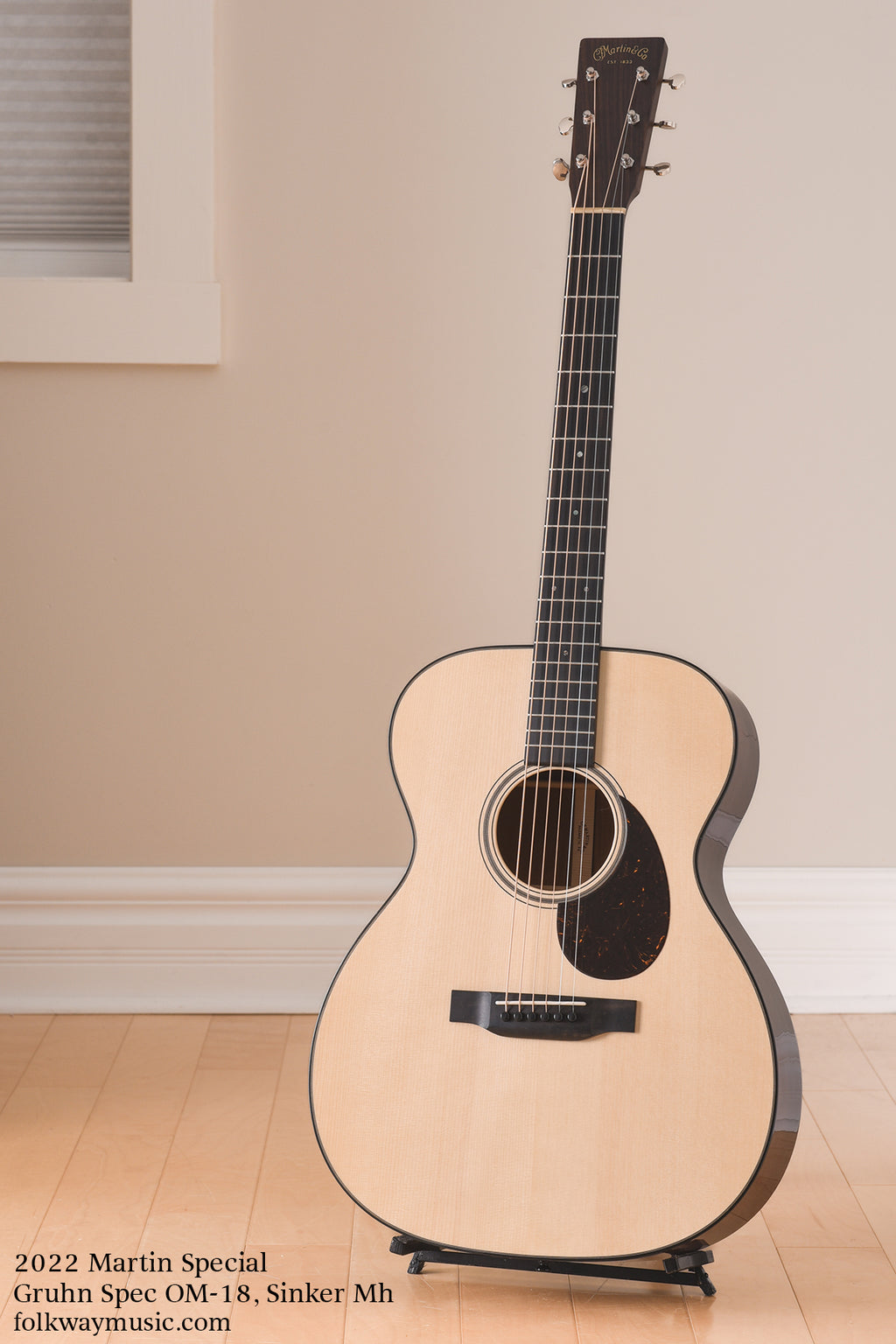 2022 Martin Special Gruhn Spec OM-18, Sinker Mh