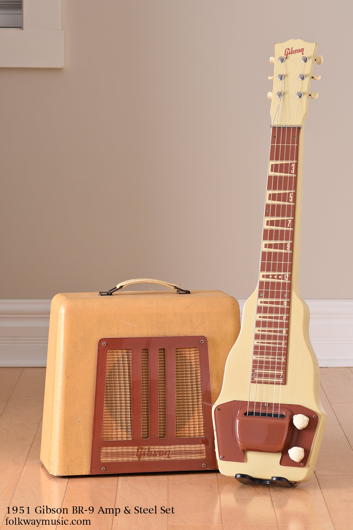 1951 Gibson BR-9 Amp & Steel Set