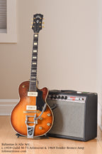 Bahamas is Afie Set: c.1959 Guild M-75 Aristocrat & 1969 Fender Bronco