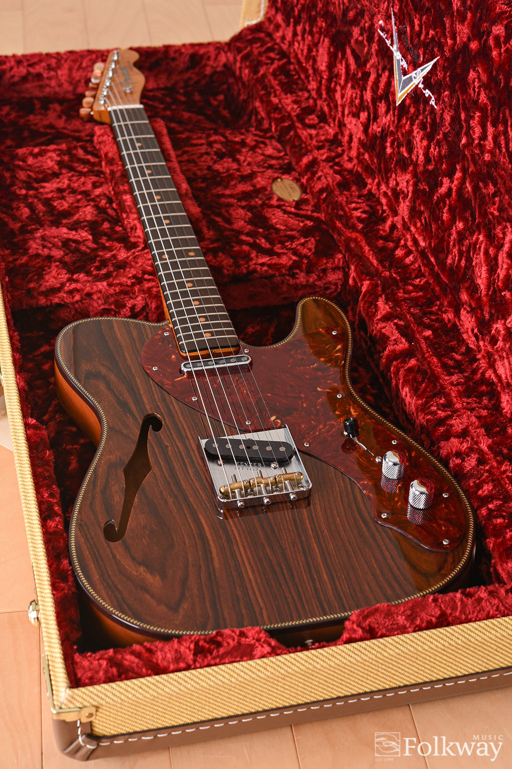 2020 Fender Custom Shop Artisan Cocobolo Thinline Telecaster