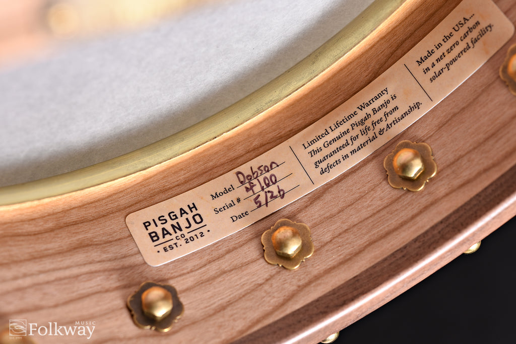 Pisgah Banjo Co. The Dobson, 11" Cherry