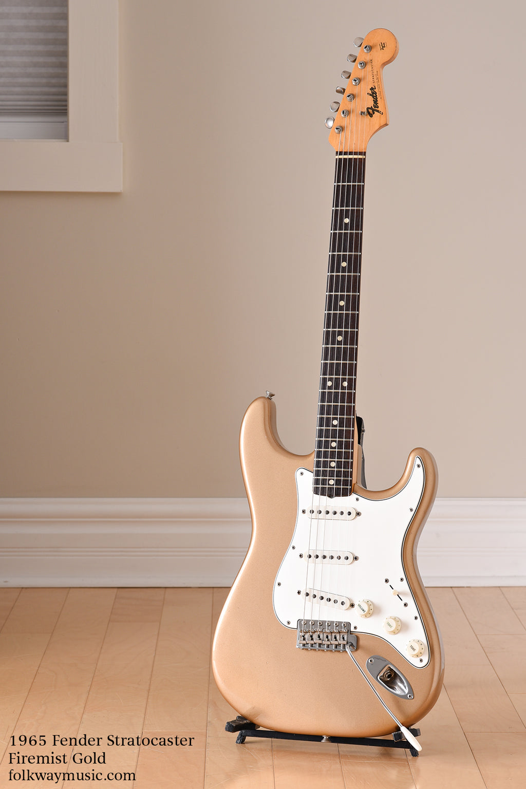 1965 Fender Stratocaster Firemist Gold