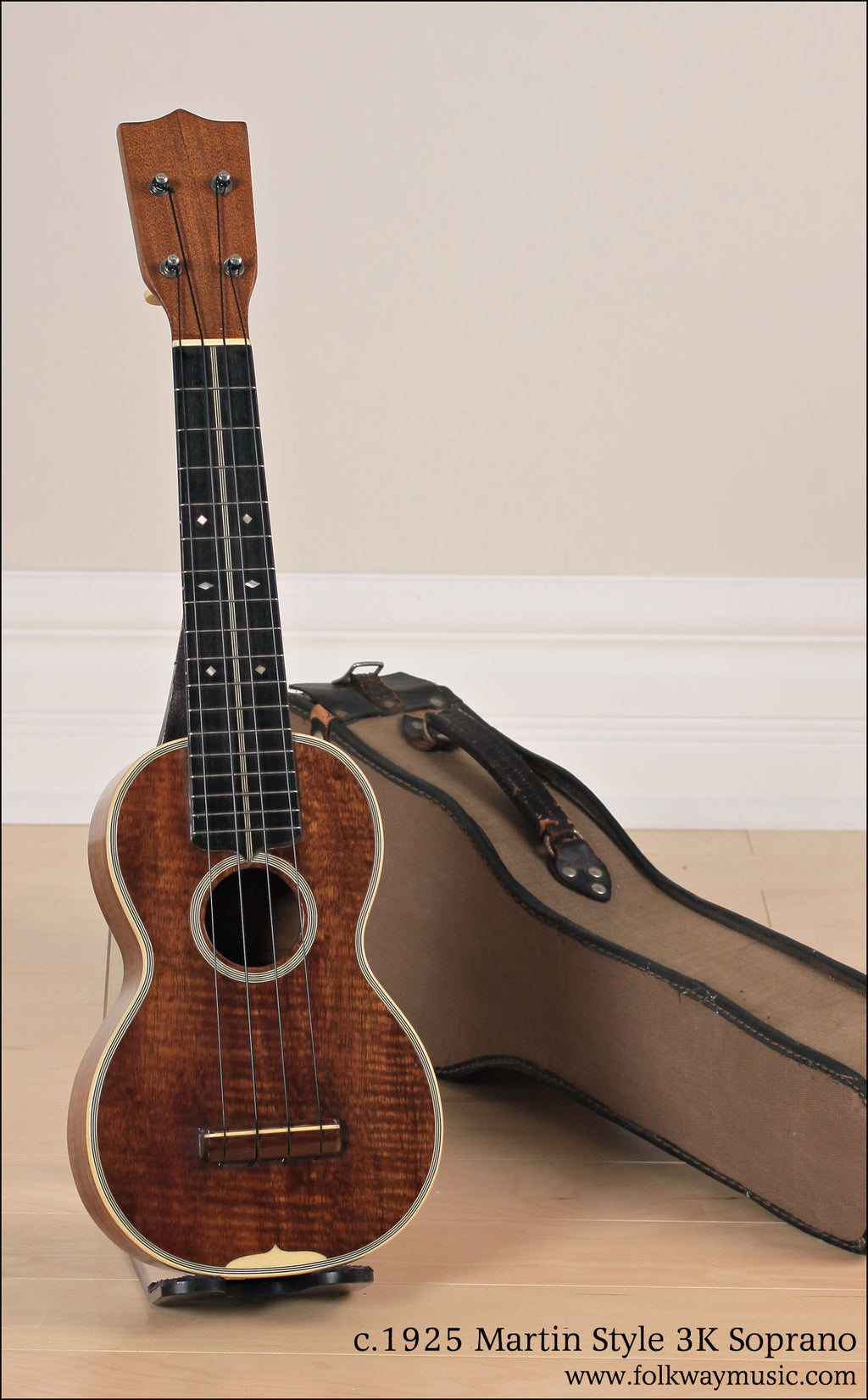 C.1925 Martin Style 3K Soprano Ukulele