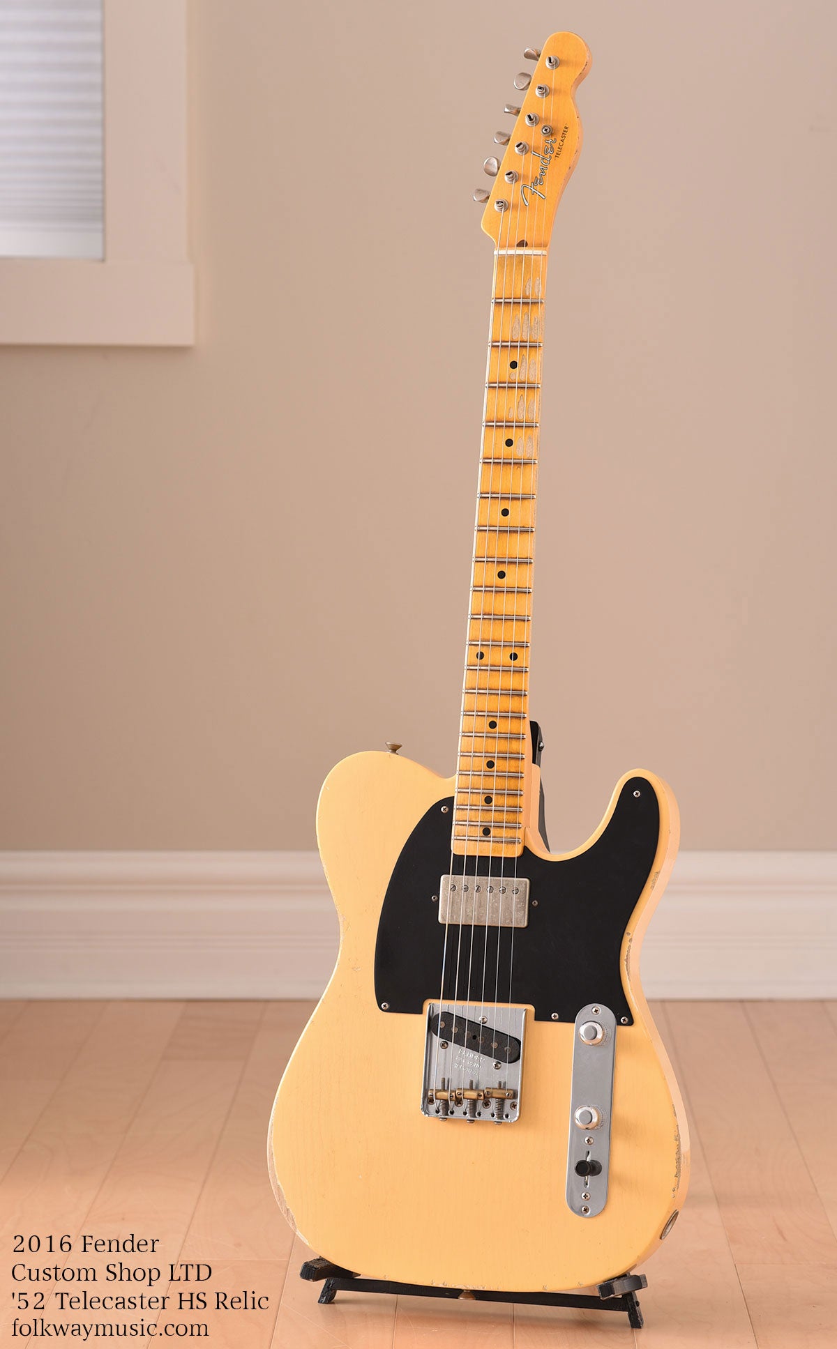 2016 Fender Custom Shop LTD '52 Telecaster HS Relic