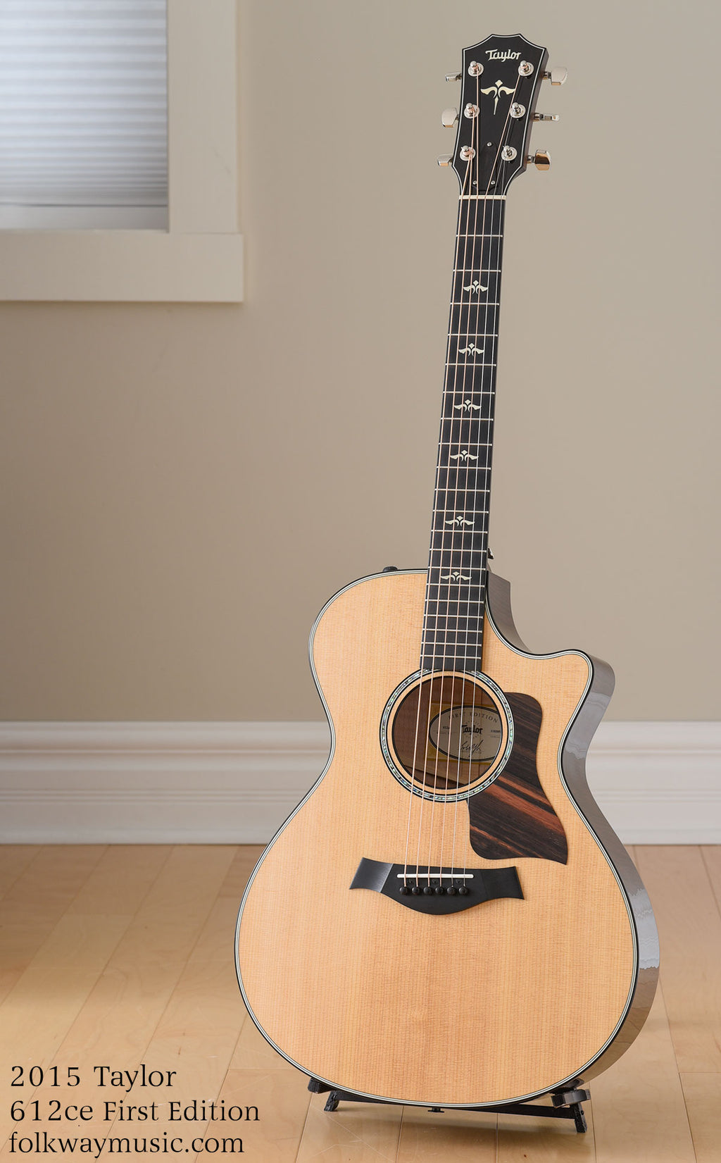 2015 Taylor 612ce First Edition